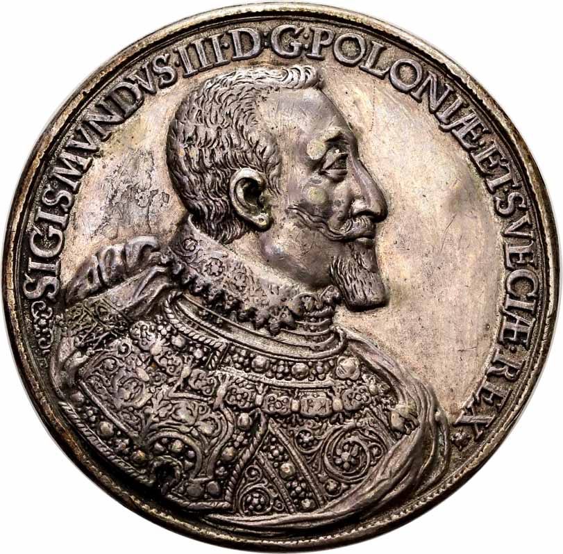 Zygmunt III Waza. Medal na Zwycięstwo Smoleńskie, bez daty (1617), srebro